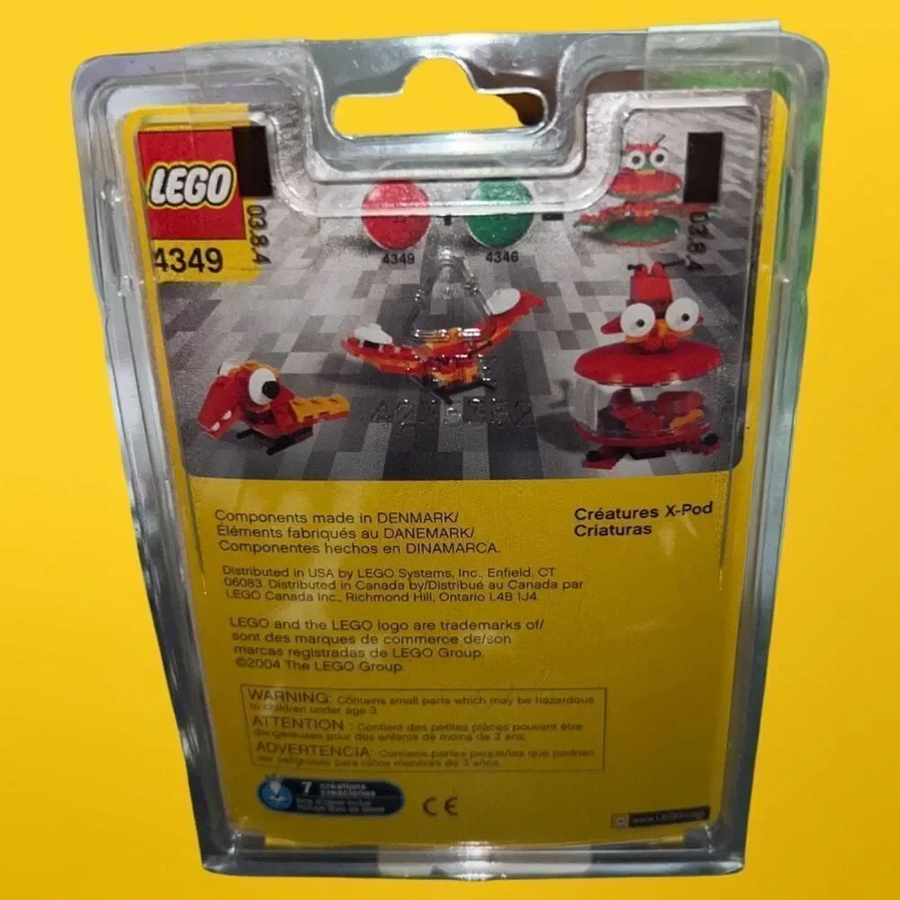 NIP LEGO X-Pod 4349 Creatures Sealed Package B8